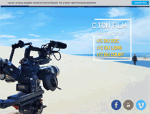 Tablet Screenshot of ctonfilm.com